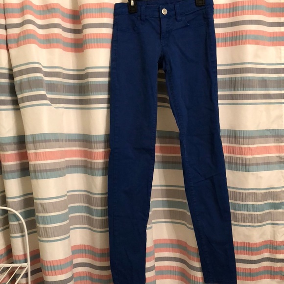 royal blue color jeans